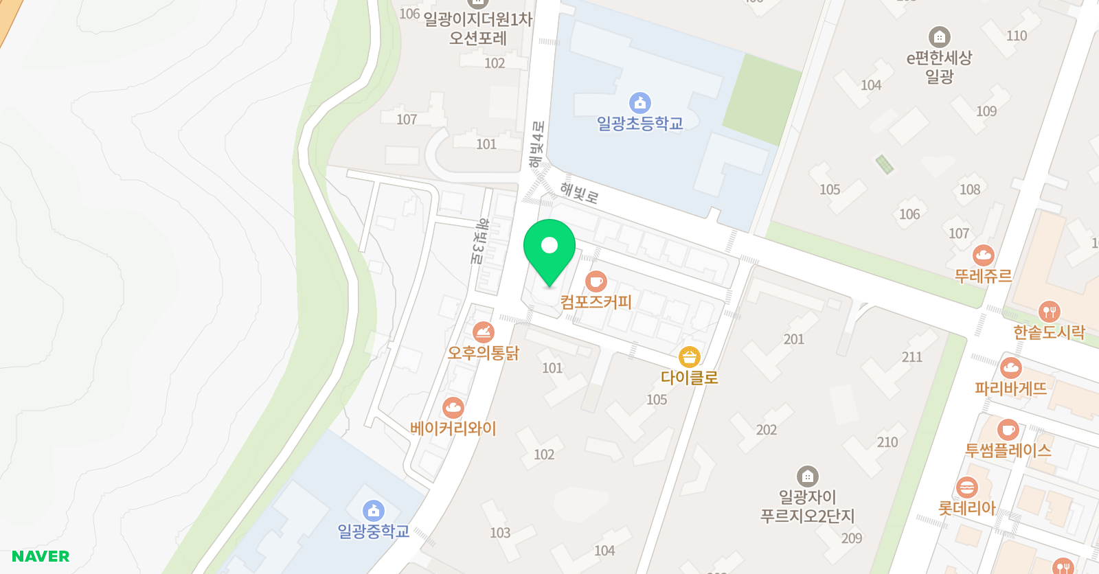 리드인 기장일광신도시점 위치