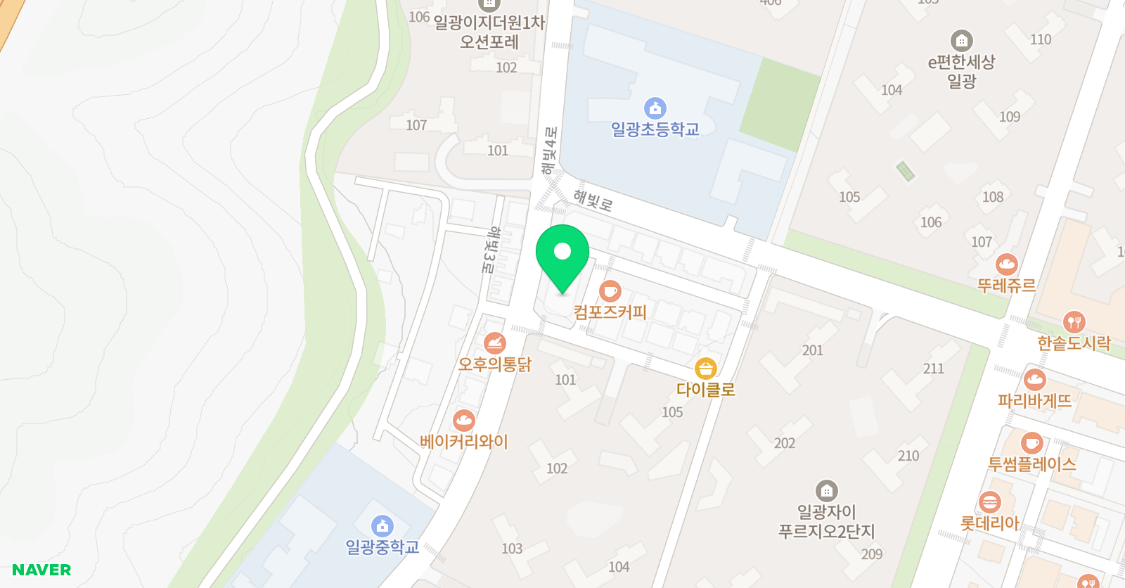 넥스영어학원 위치