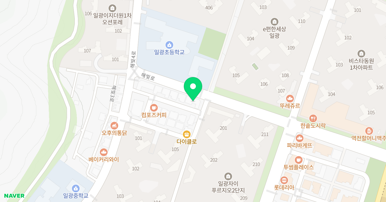 푸른바다 미술교습소 위치