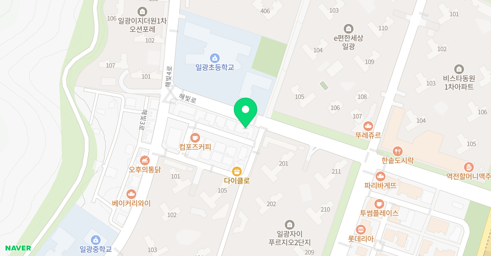 라당스 발레학원 일광점 위치