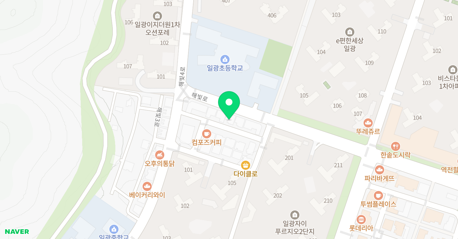 한우리독서토론논술 논술교습소 일광 위치