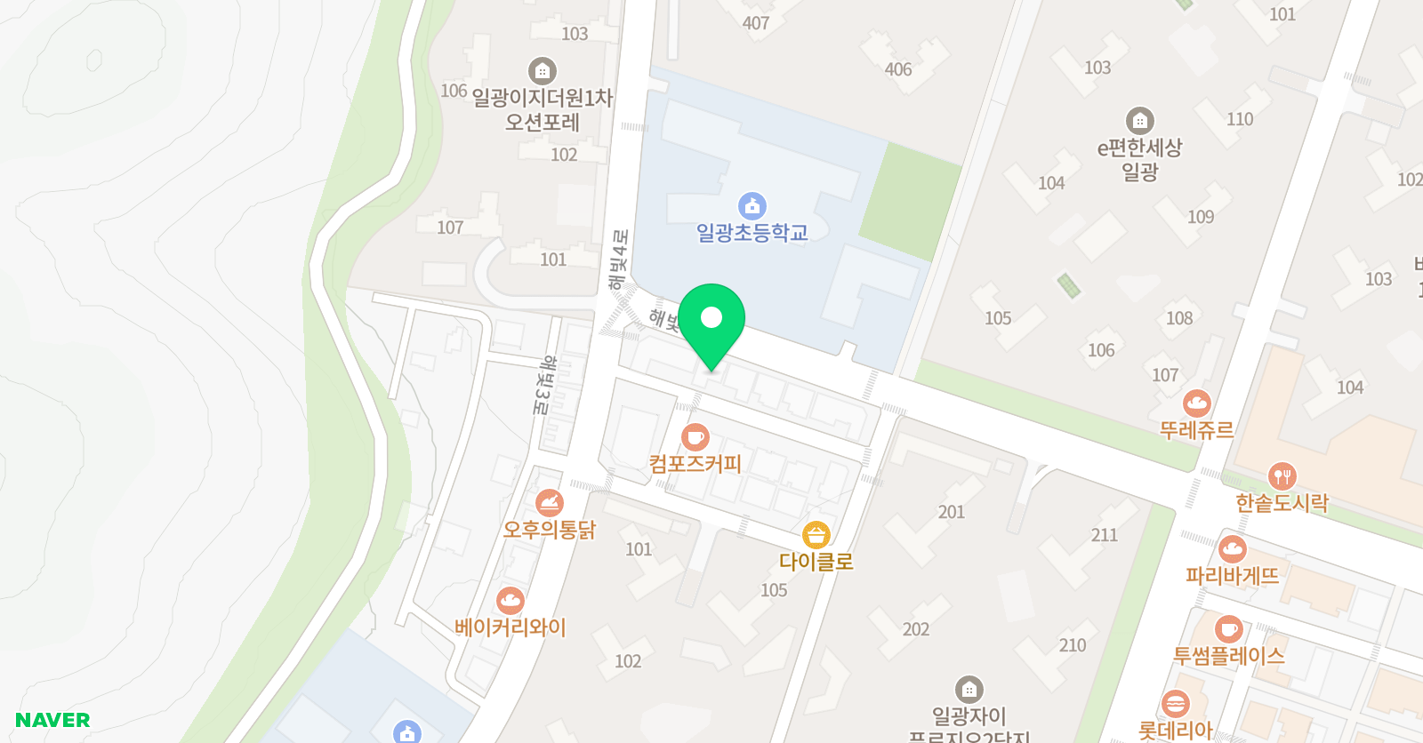 샤인 영어학원 위치
