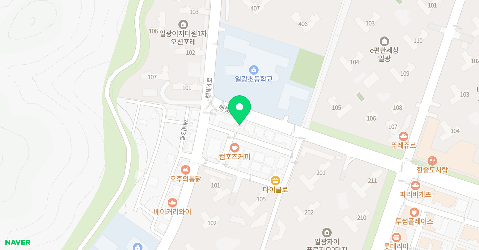 꿈꾸는아이들 학원 위치
