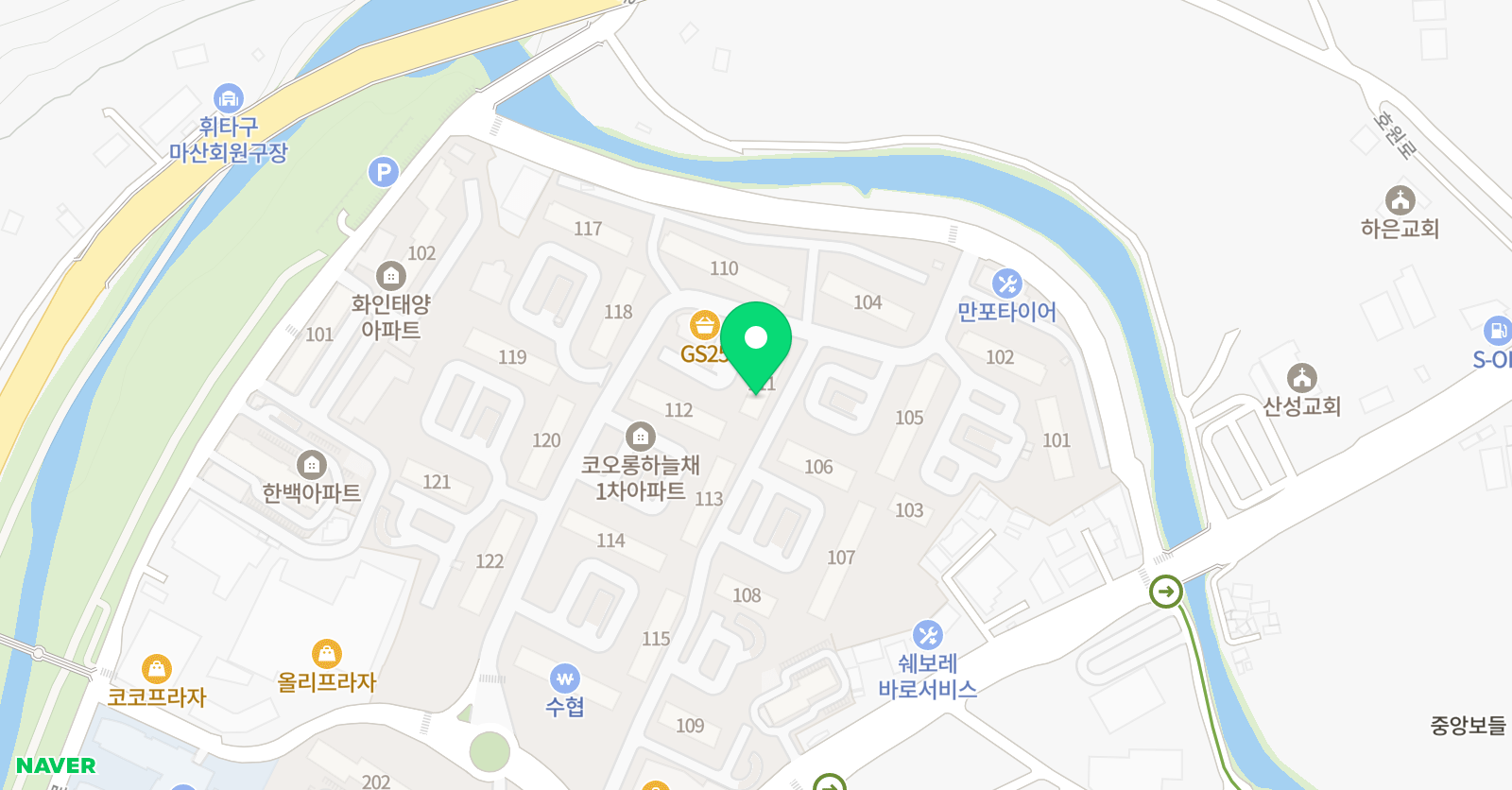 기탄 사고력교실 호계코오롱1차점 위치