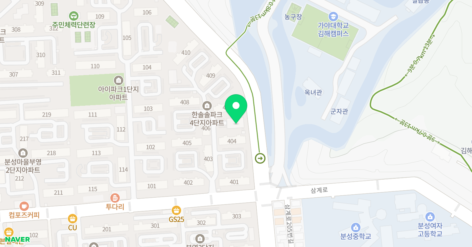 좋은소리 웅변학원 위치