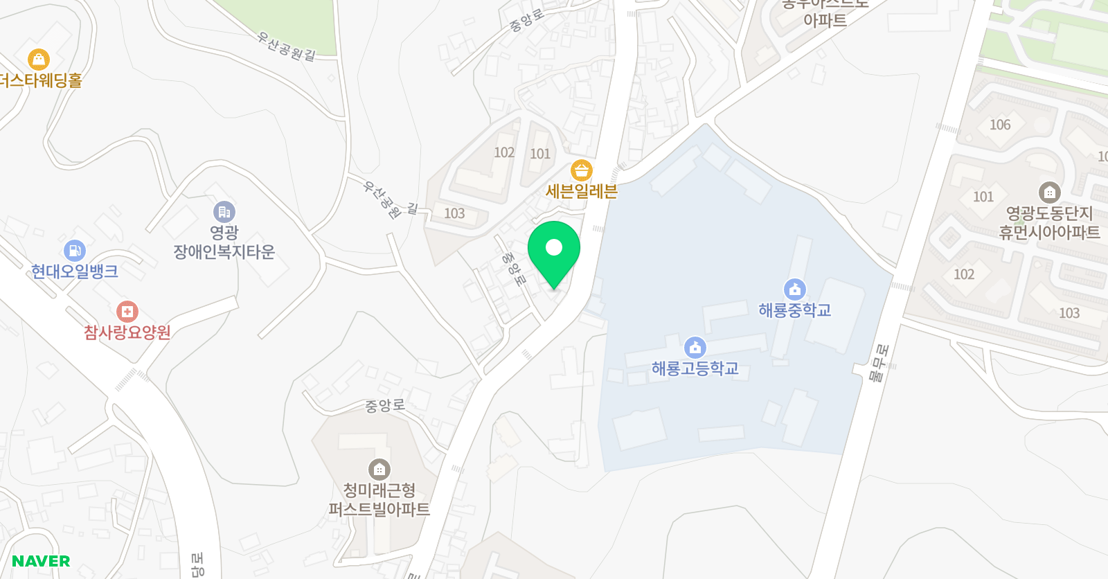 윌든 영어와논술 위치