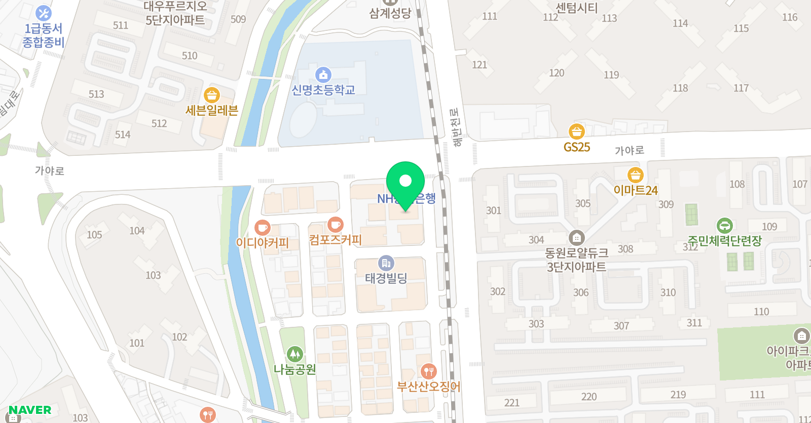 예향 음악전문학원 위치