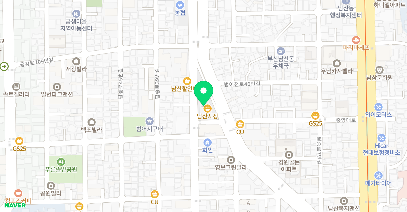 경민 수학 영어 학원 위치