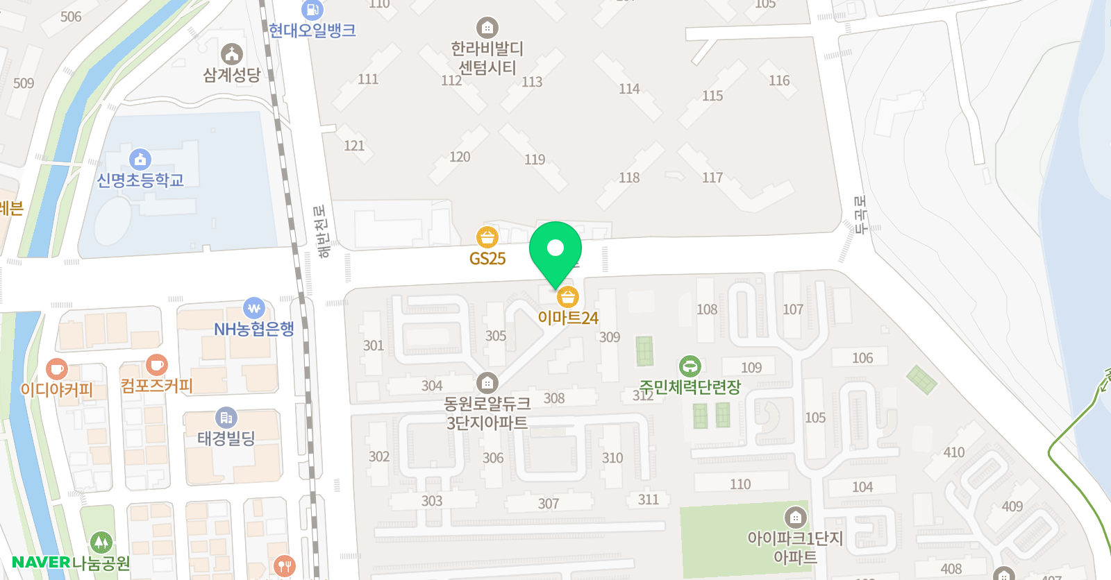 미키아트 아틀리에 위치