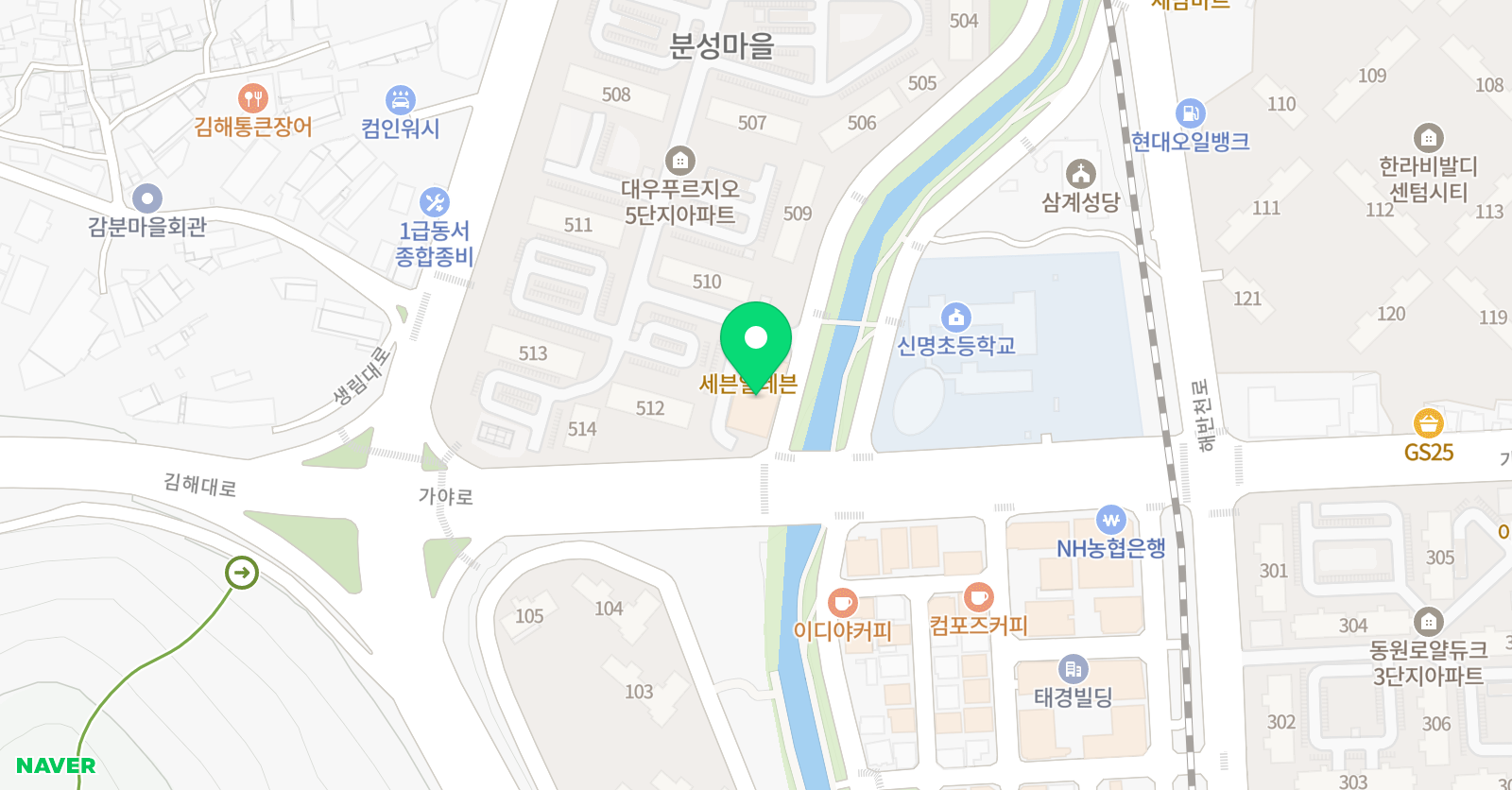 MTA 태권도 김해삼계점 위치