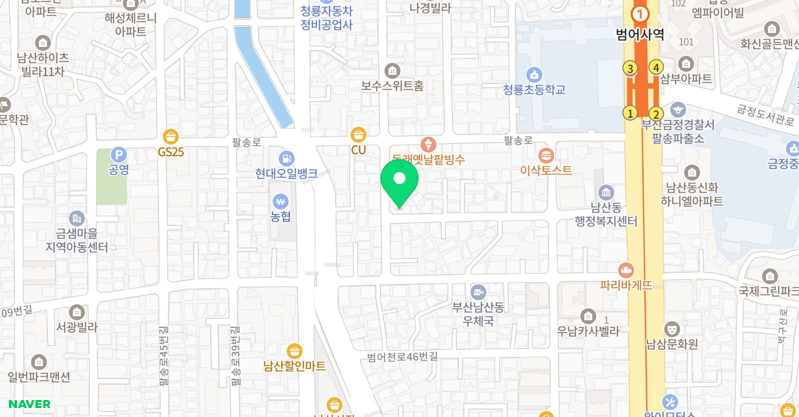 통문장 영어교실 위치