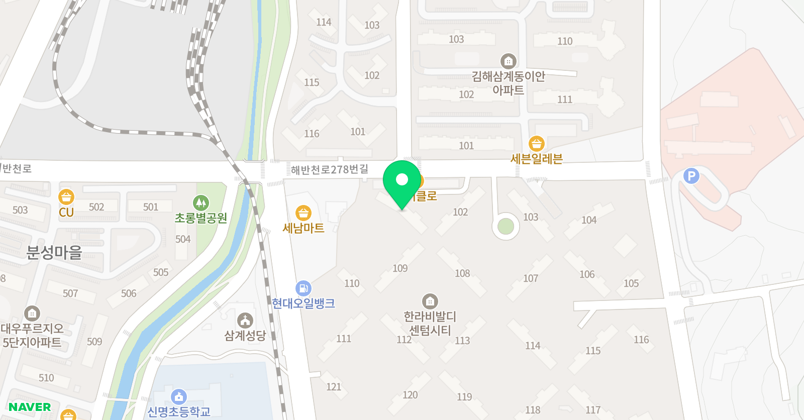 웅진씽크빅 스마트올클래스 공부방 삼계비발디공부방 위치