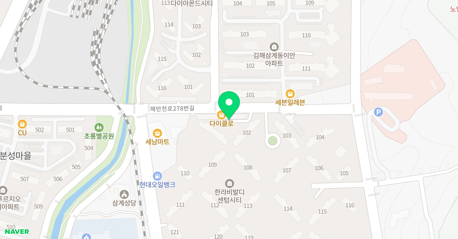 아이숲 음악교습소 위치