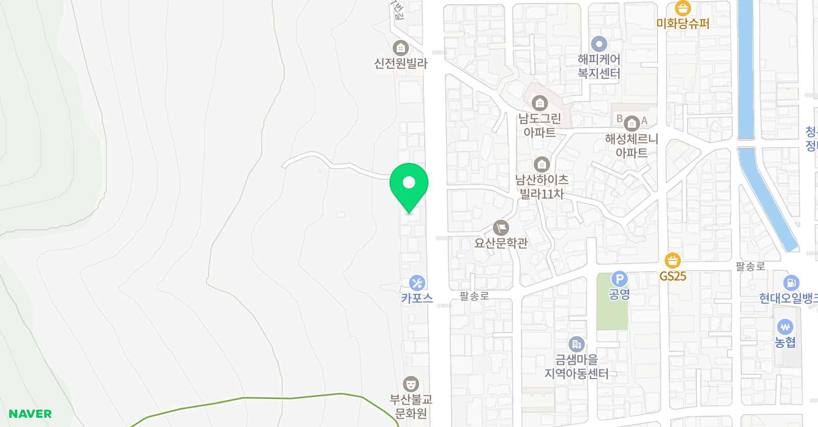 JK 태권도 학원 위치
