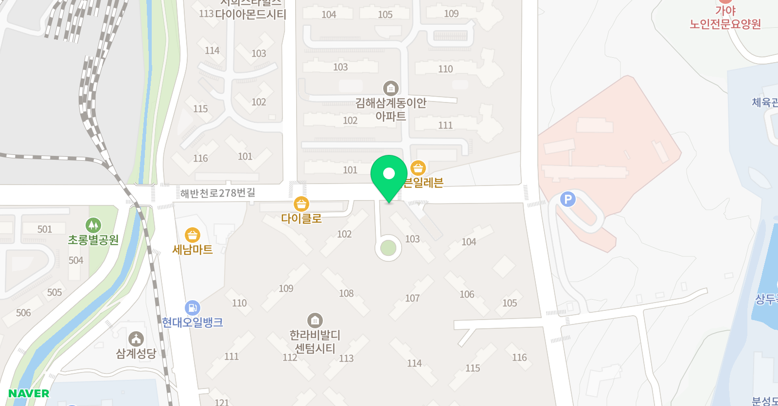 잉글리시아이 김해비발디점 위치