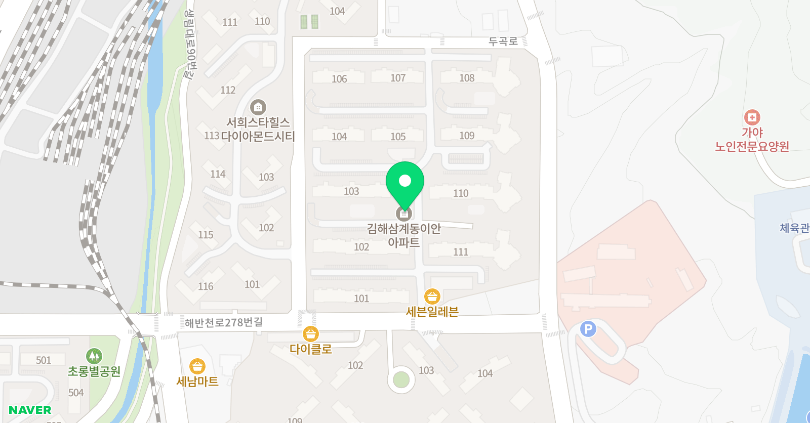 301 영어 위치