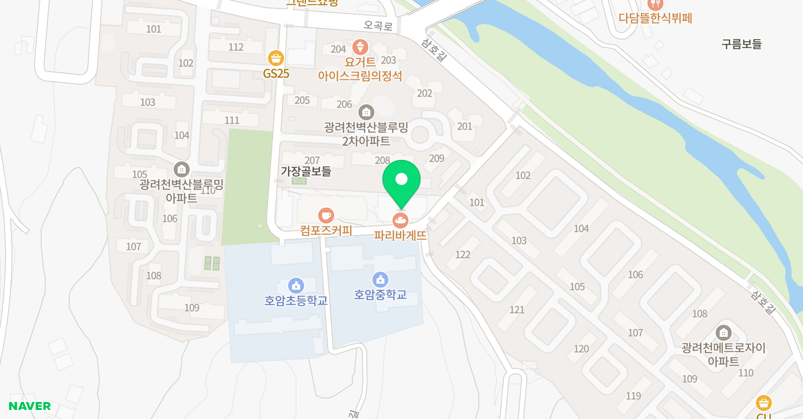 파머스 영어 호암캠퍼스 위치