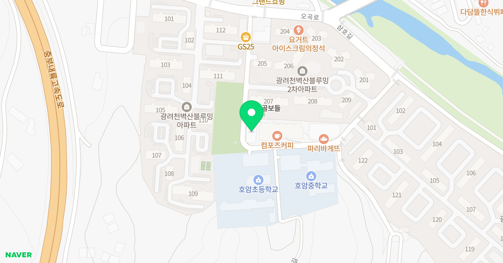 KnE 리딩스쿨 학원 위치