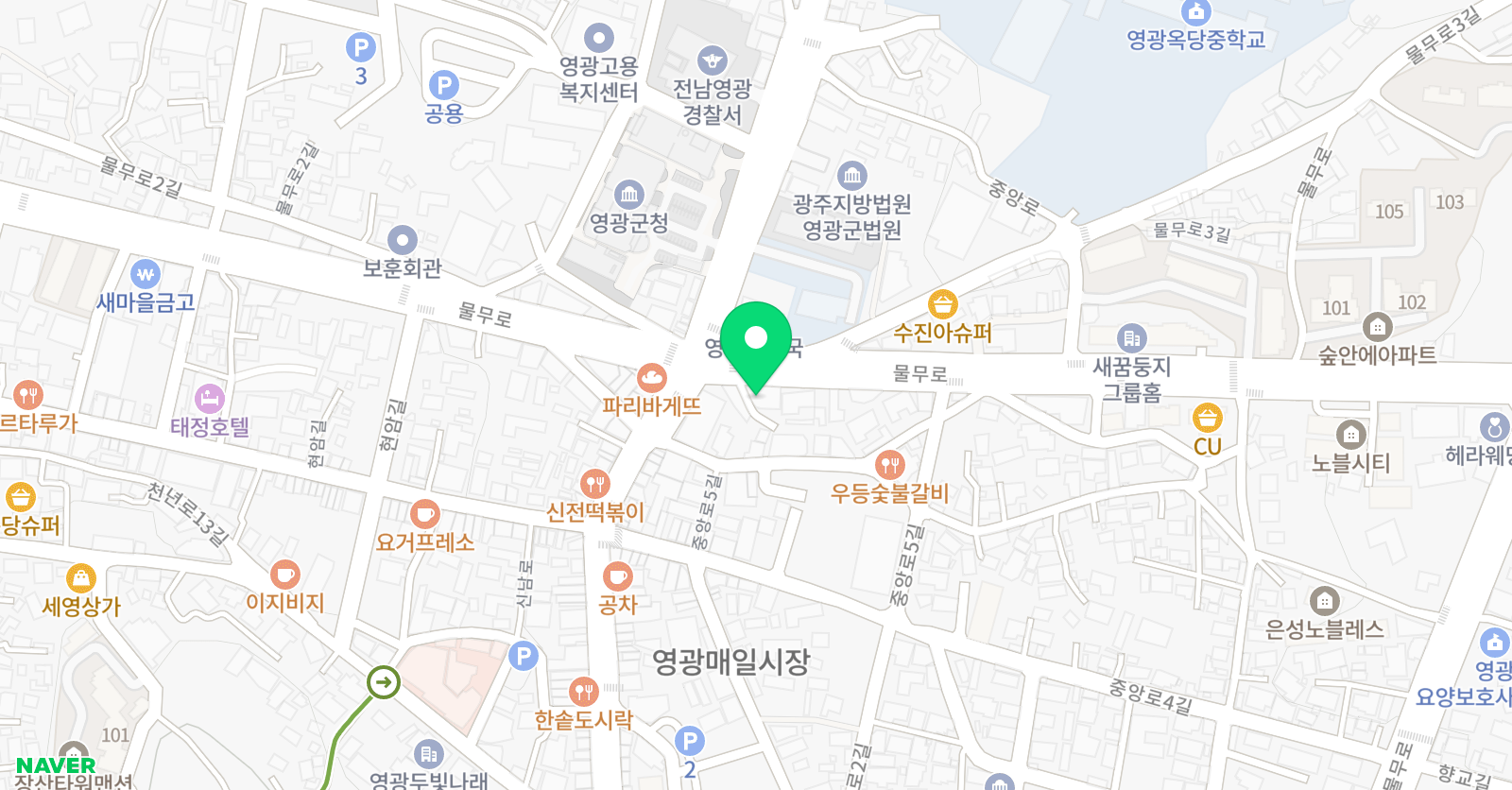 오름 수학학원 위치
