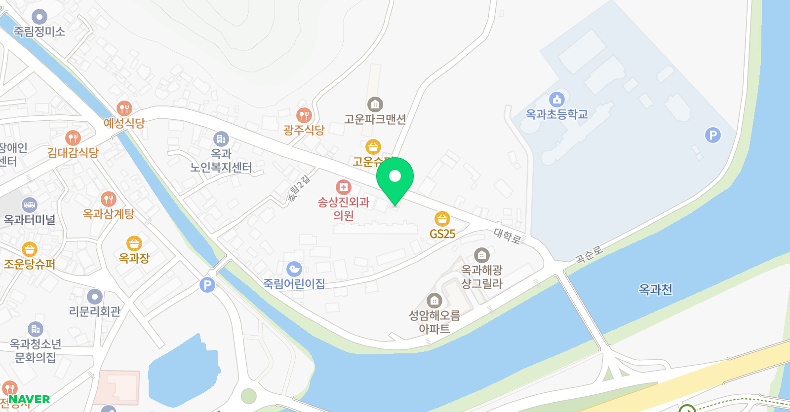 가람 영어전문학원 위치