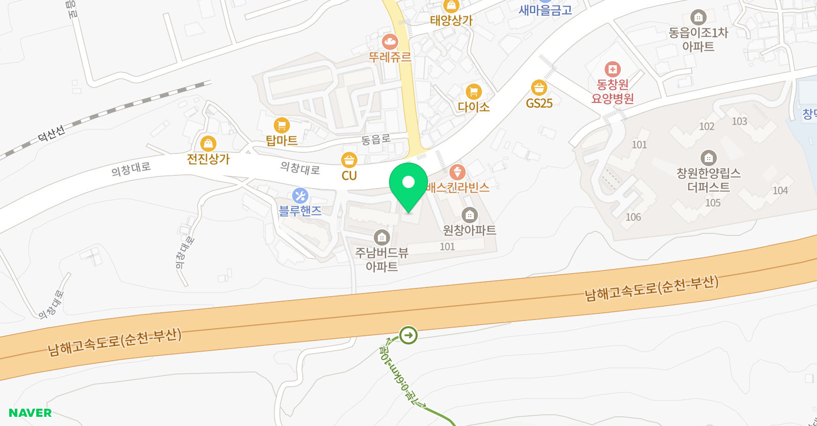 윤선생 IGSE 아카데미 창원동읍학원 위치