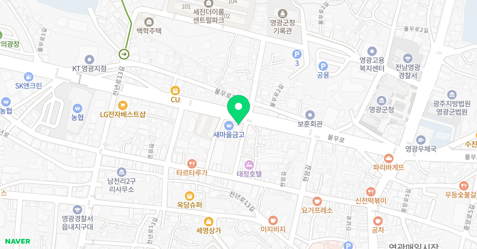 아름다운 학원 위치