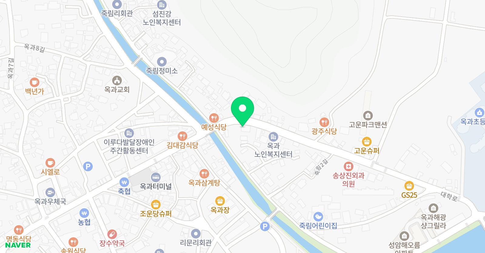 꿈의영수 전문학원 위치