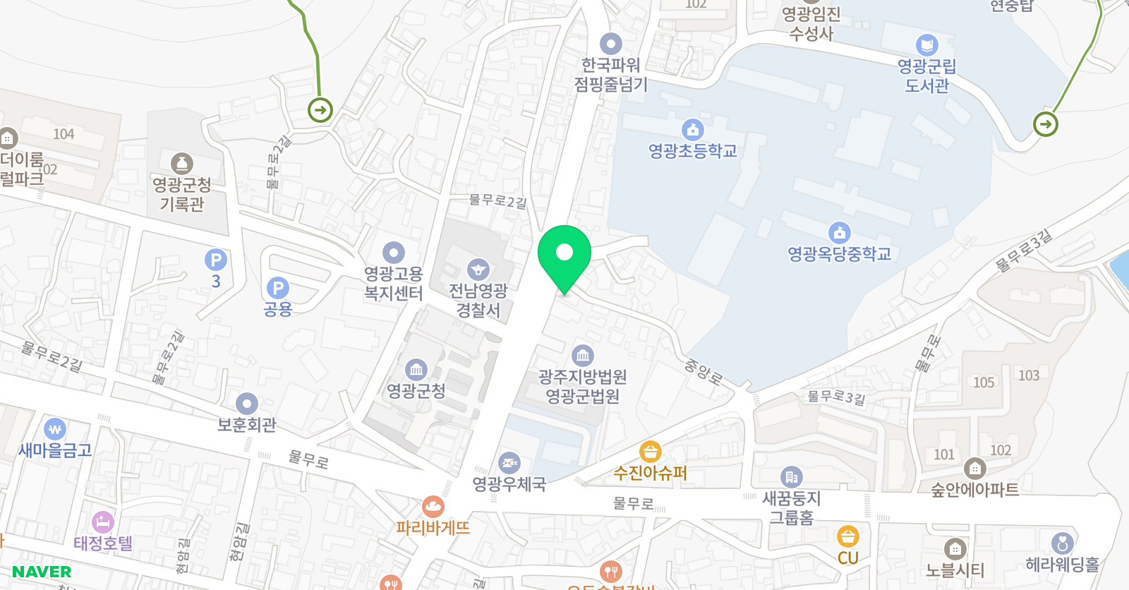 푸르넷 공부방 늘푸른학원 위치
