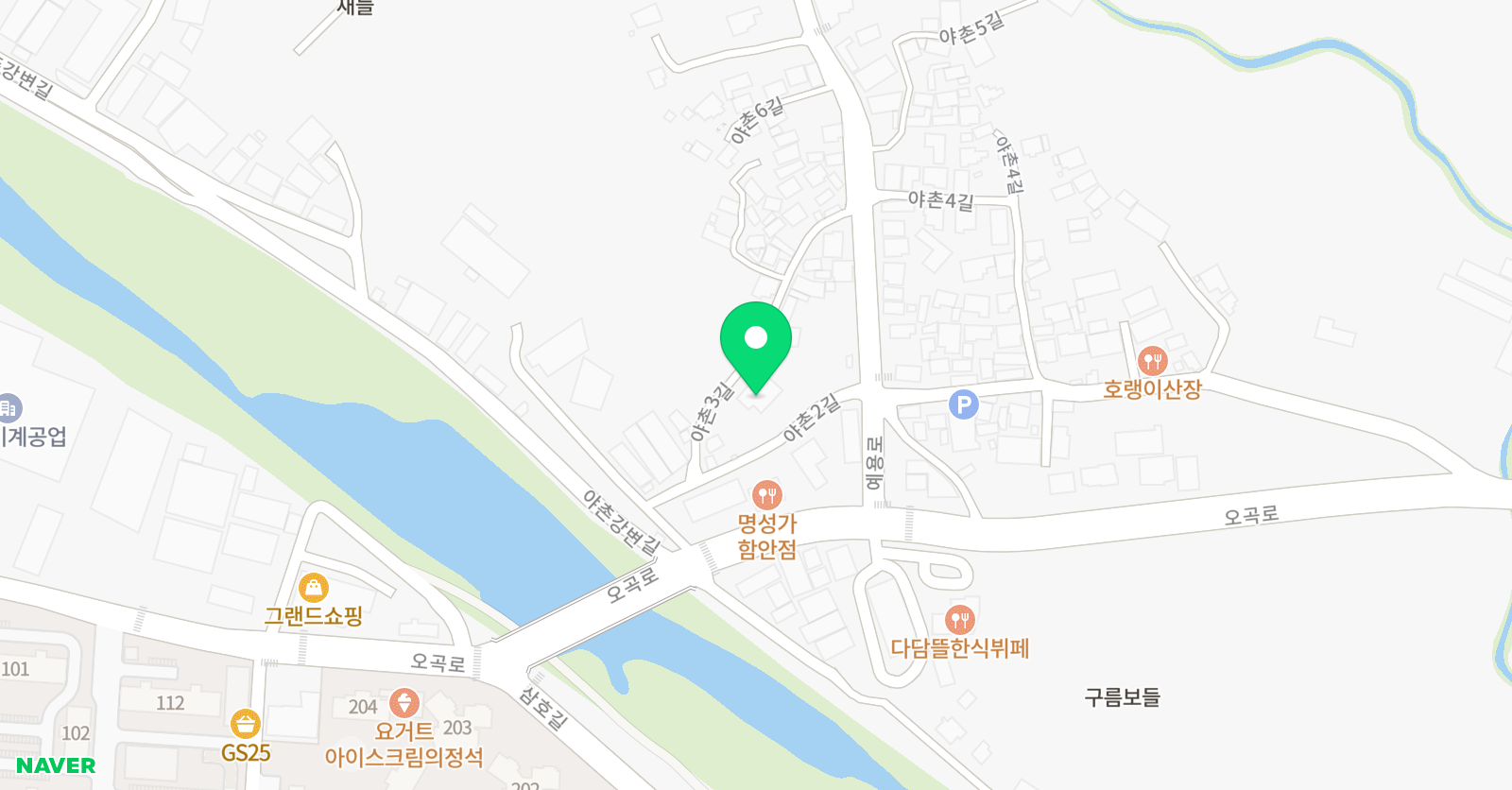 꿈드림푸르넷 학원 위치