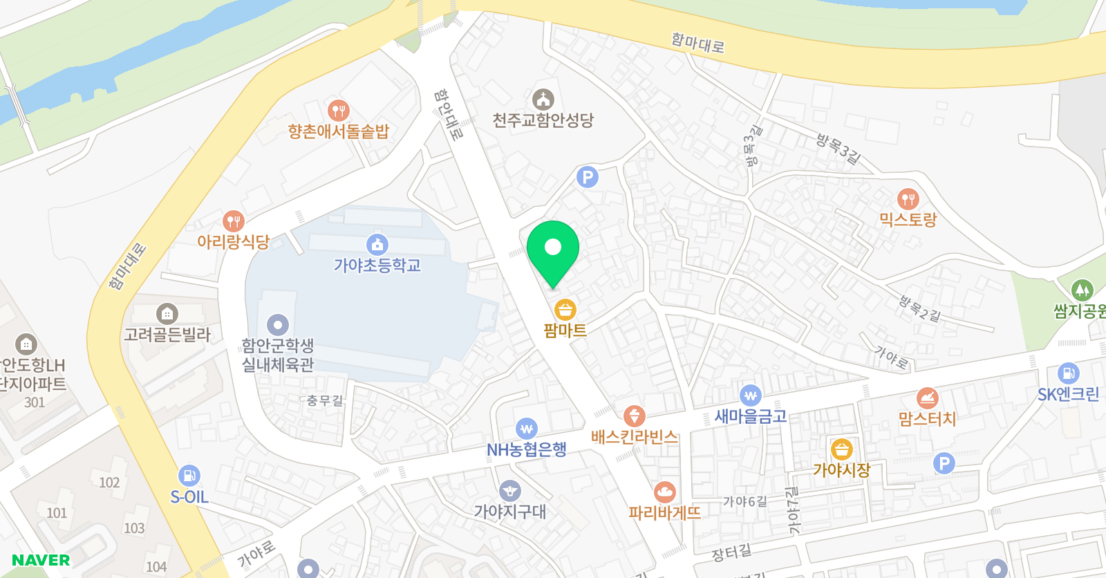 에이블 영어수학학원 위치