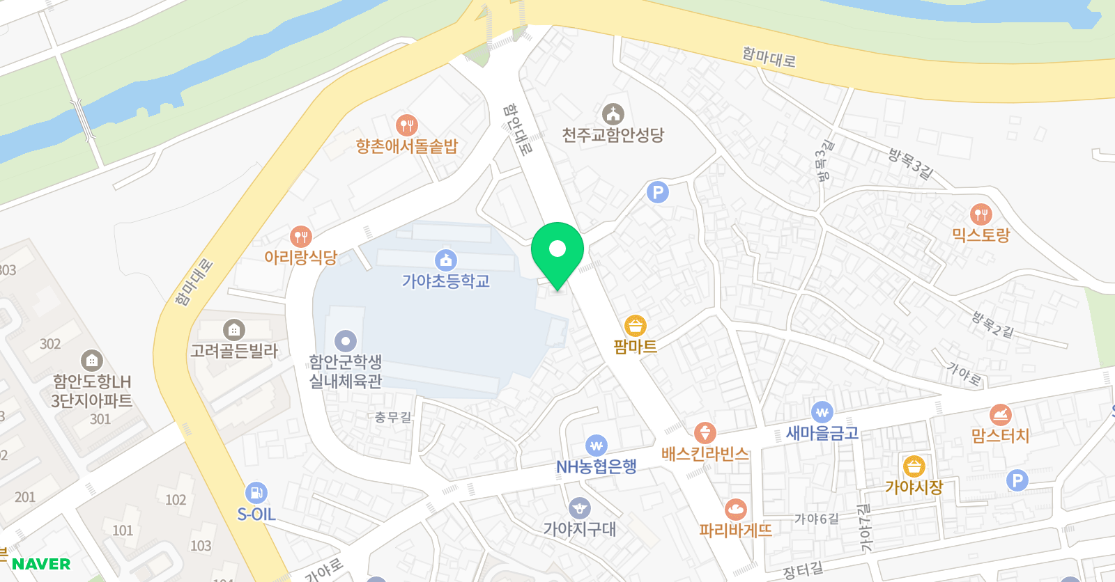 한은정 음악학원 위치