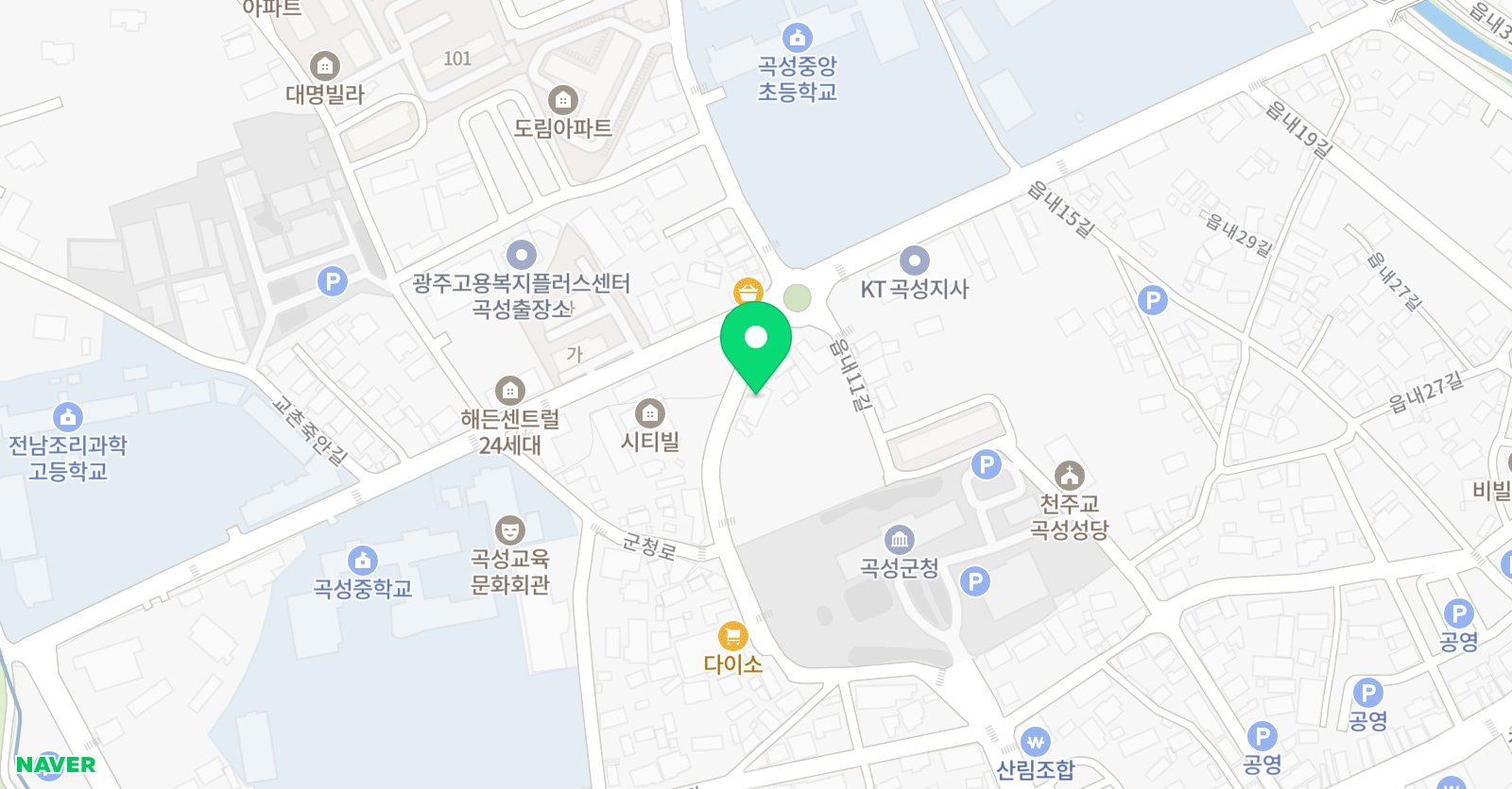 하이클래스 학원 위치