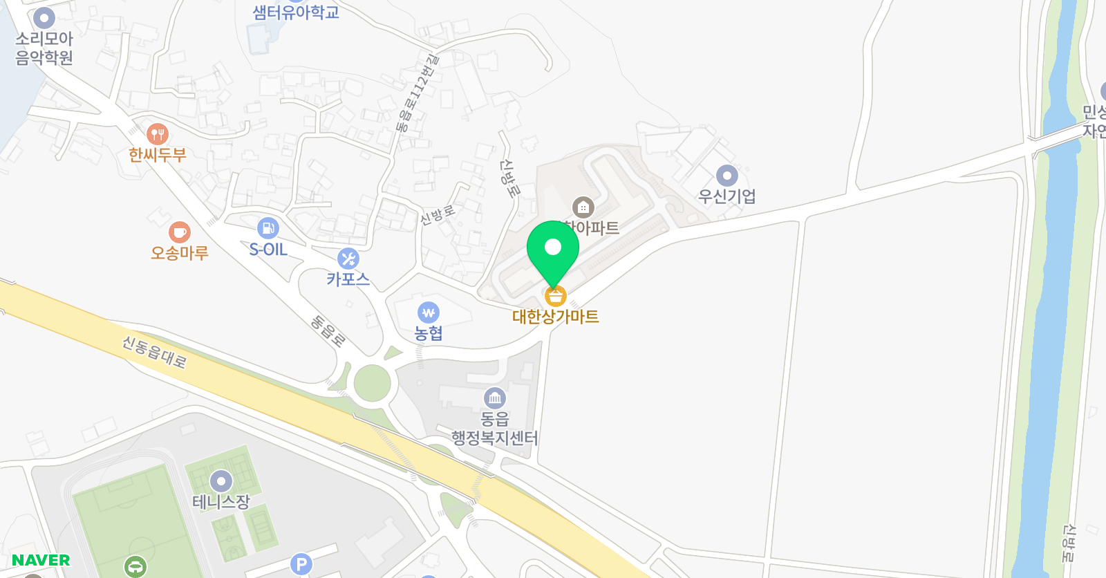 효원베스트 학원 위치
