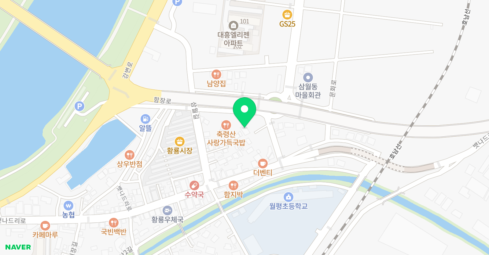 미래 학원 위치