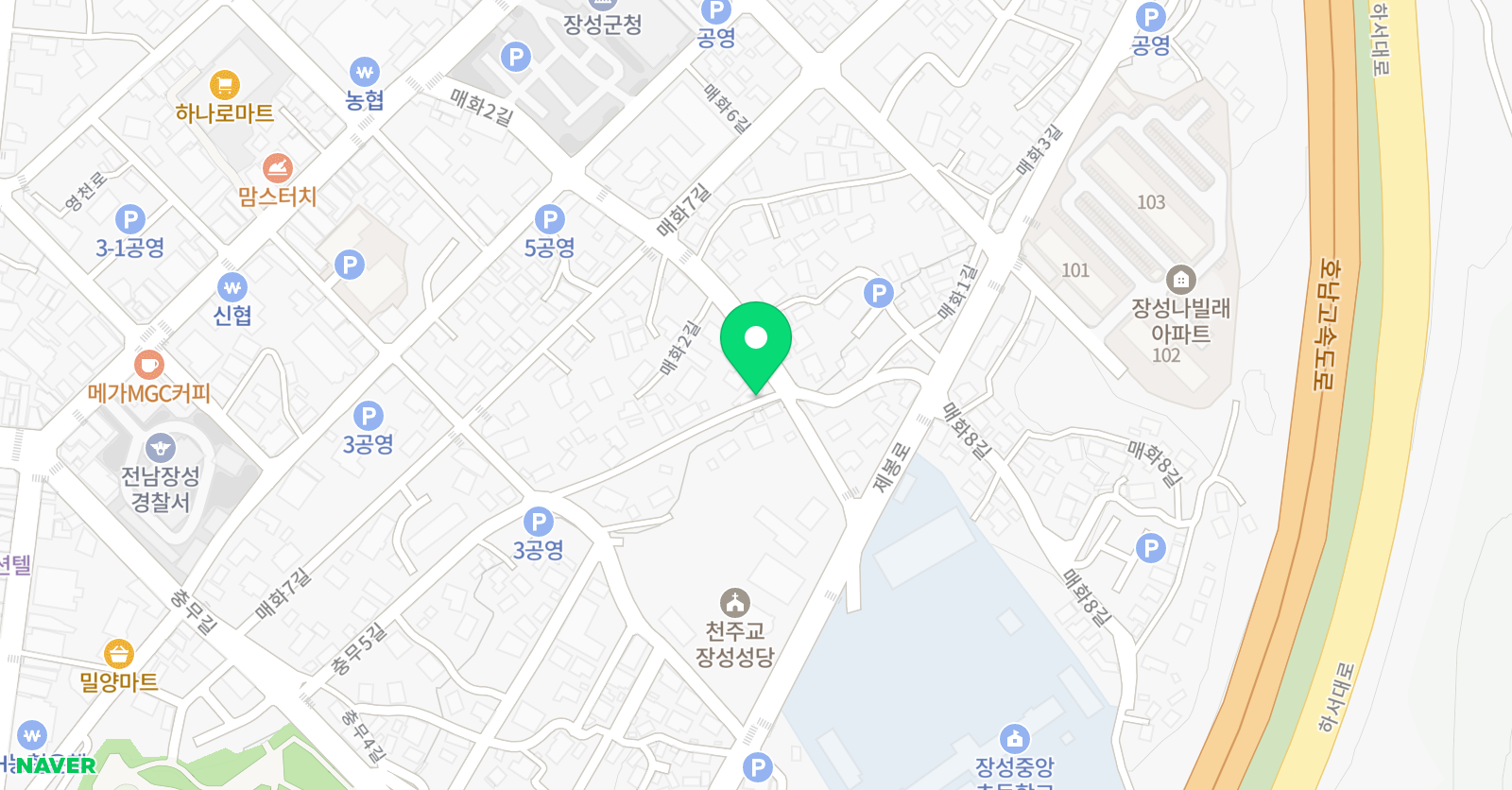엘림 학원 위치