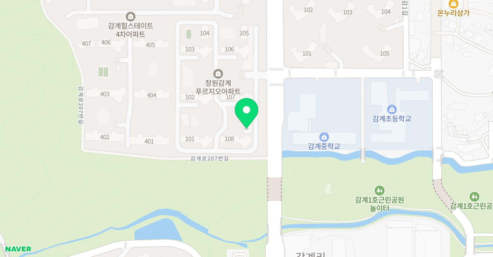 스마트해법 수학 감계푸르지오점 위치