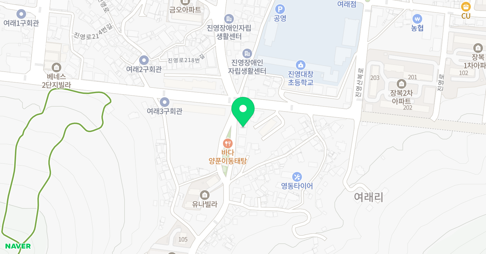 창원풋살아카데미 김해진영점 위치
