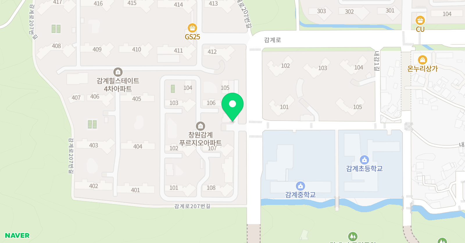 바른 영어학원 위치