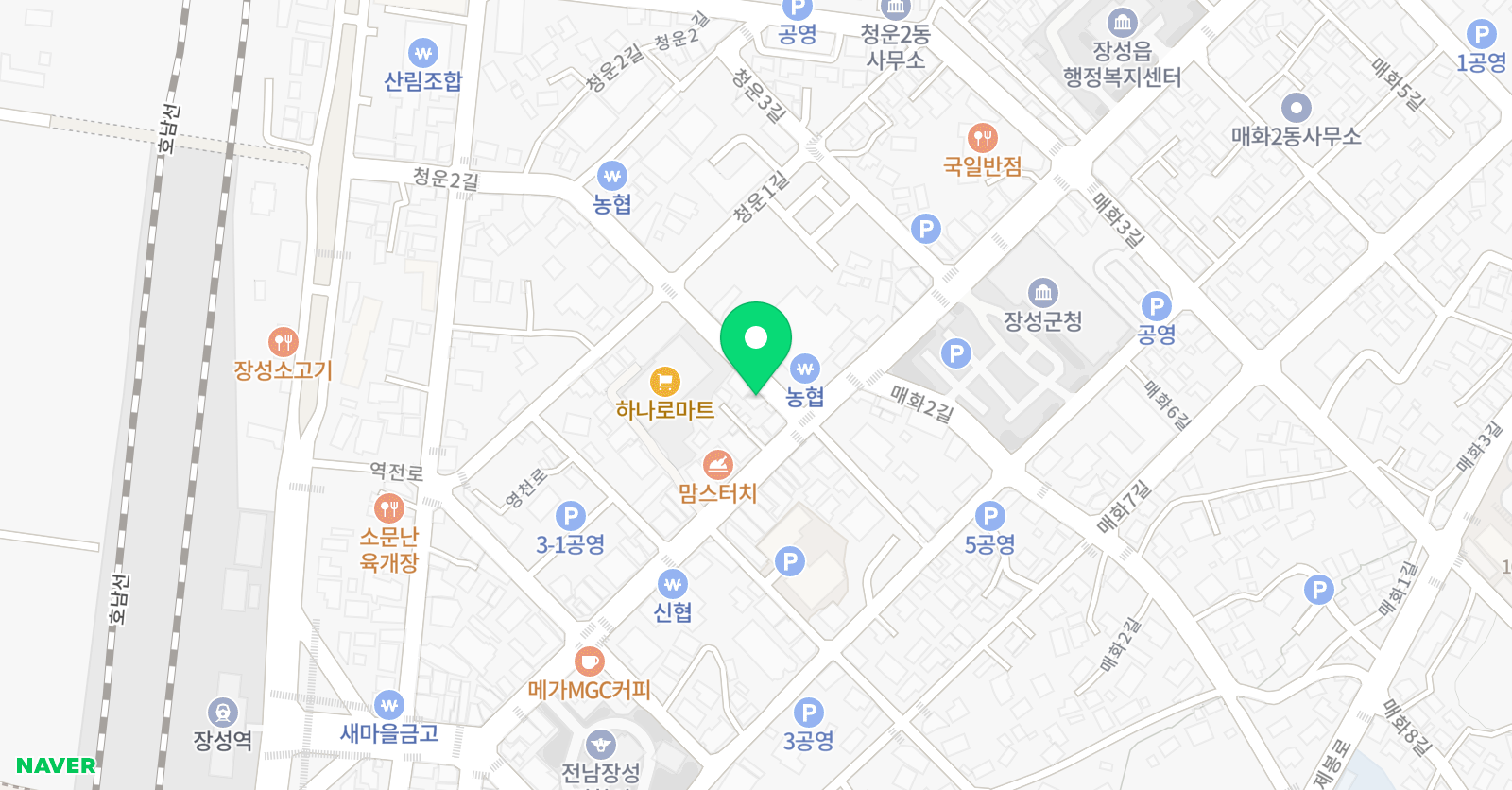 고래 영어교습소 장성캠퍼스 위치