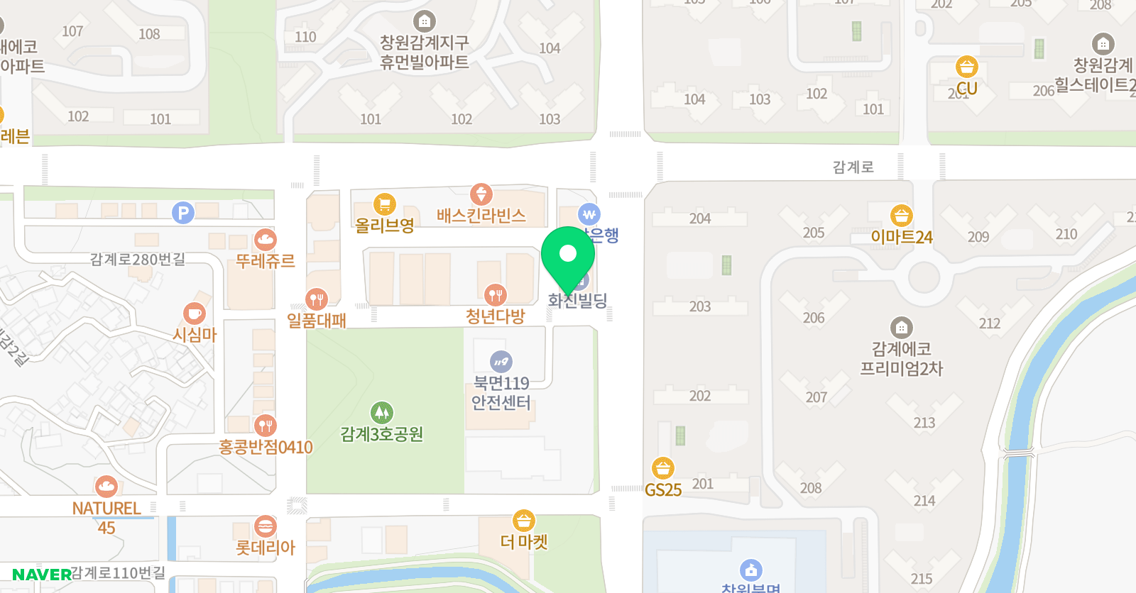 피콕 미술학원 위치
