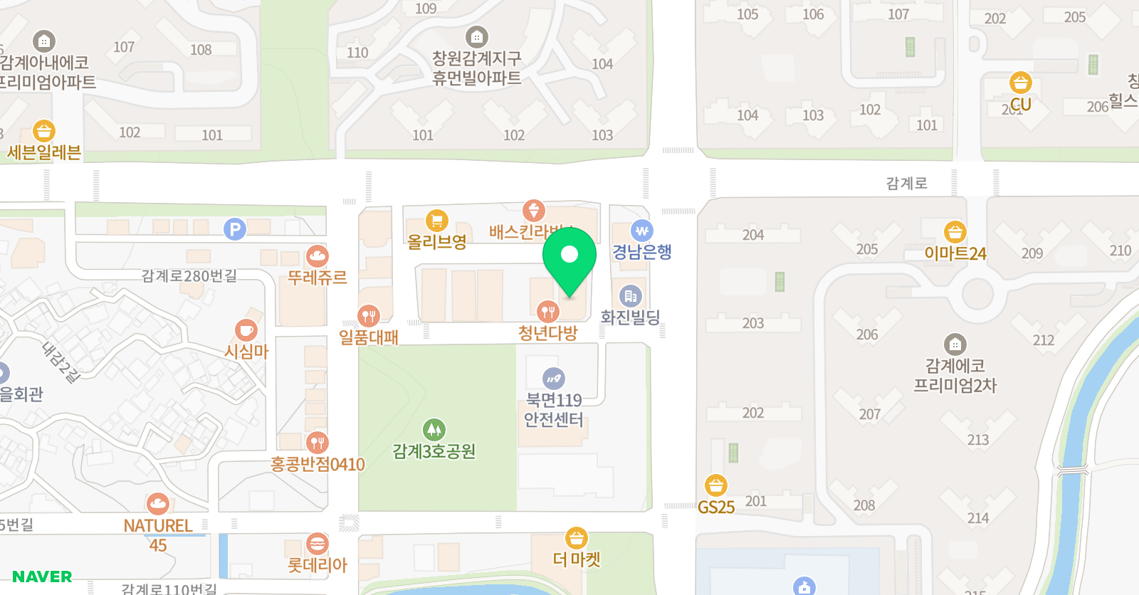 SM 발레학원 위치