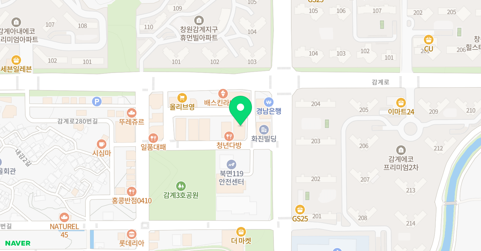 감계 위너스위더스영어학원 위치