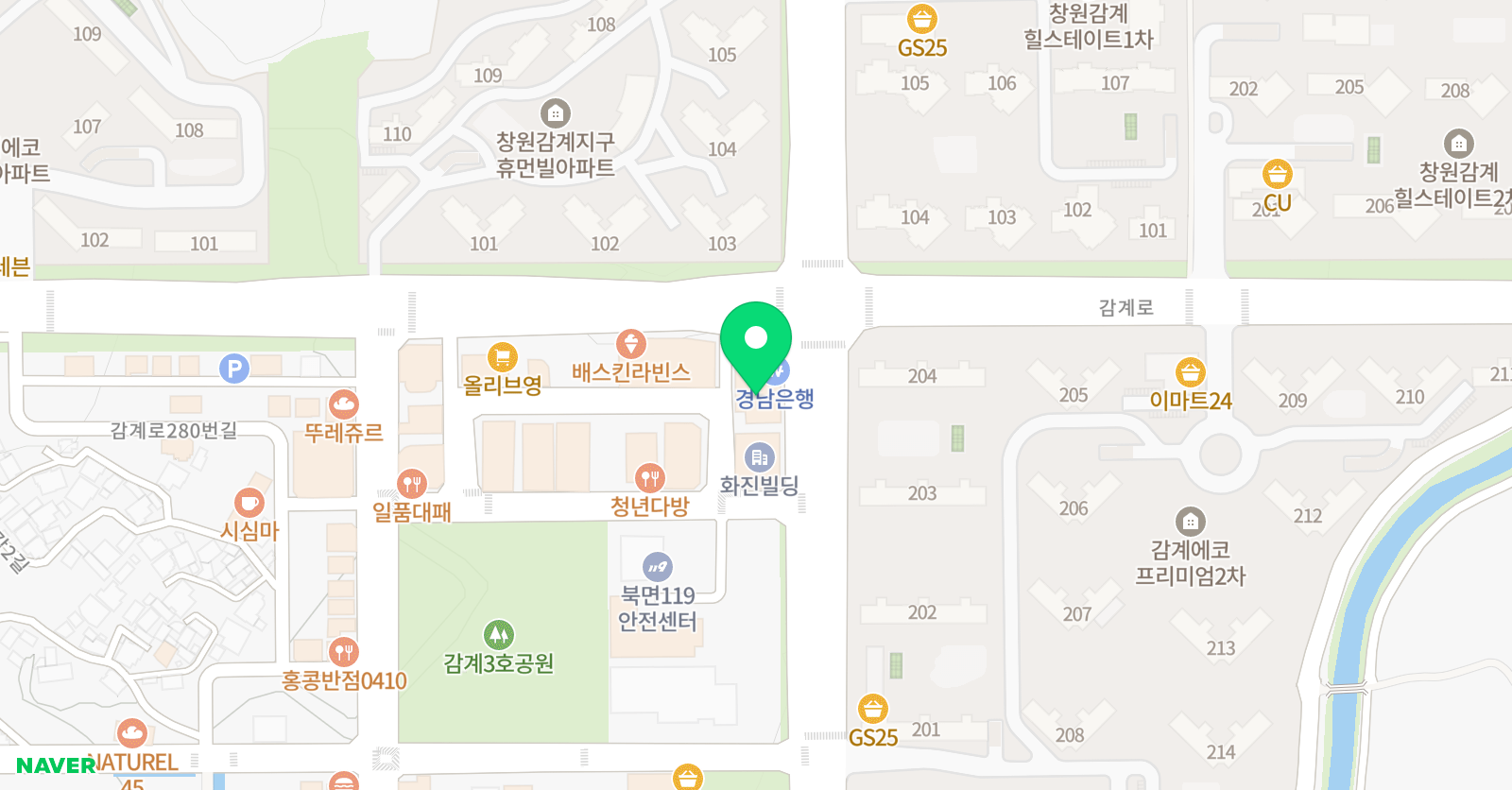 최상위 수학전문 학원 위치