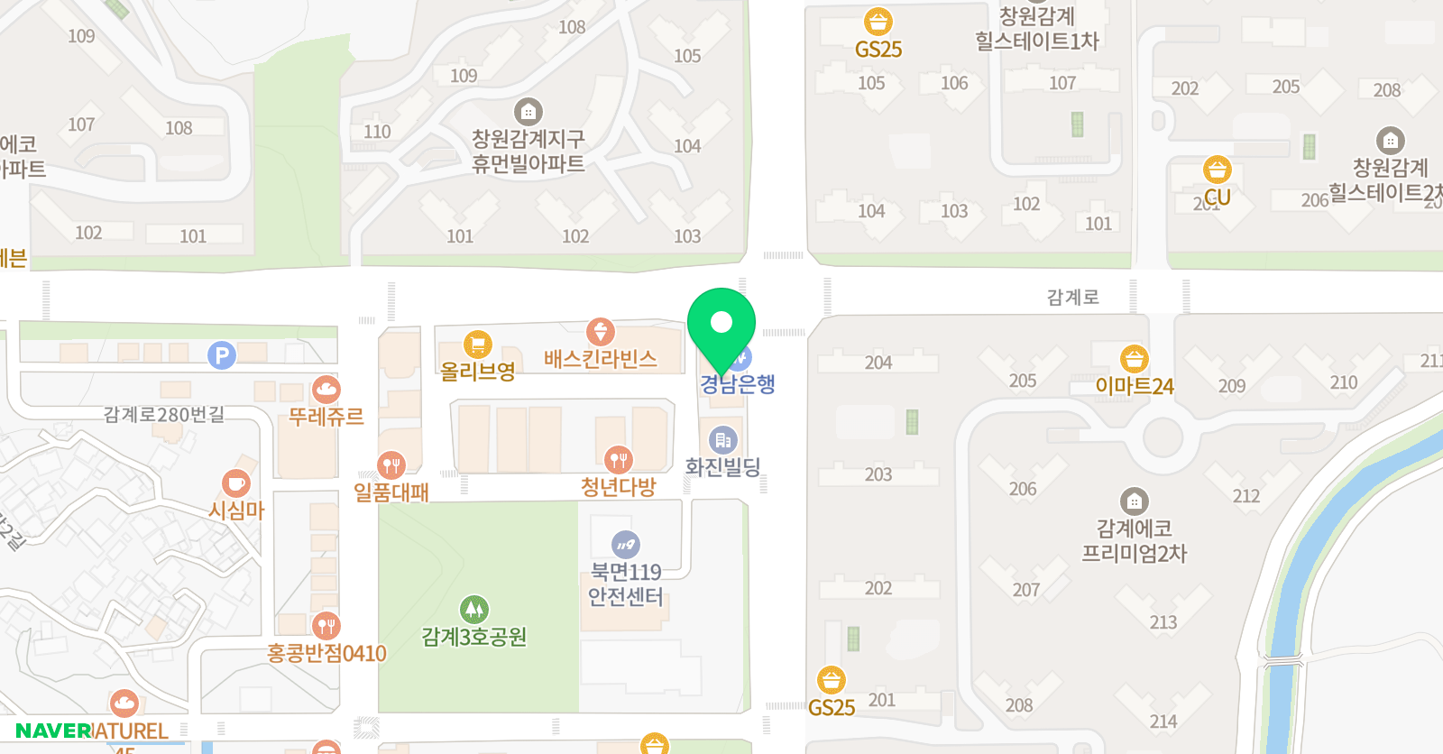 에이원 학원 위치