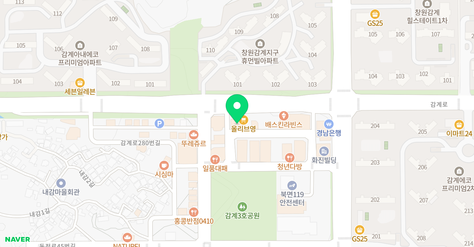 비비안 뮤직클래스학원 위치