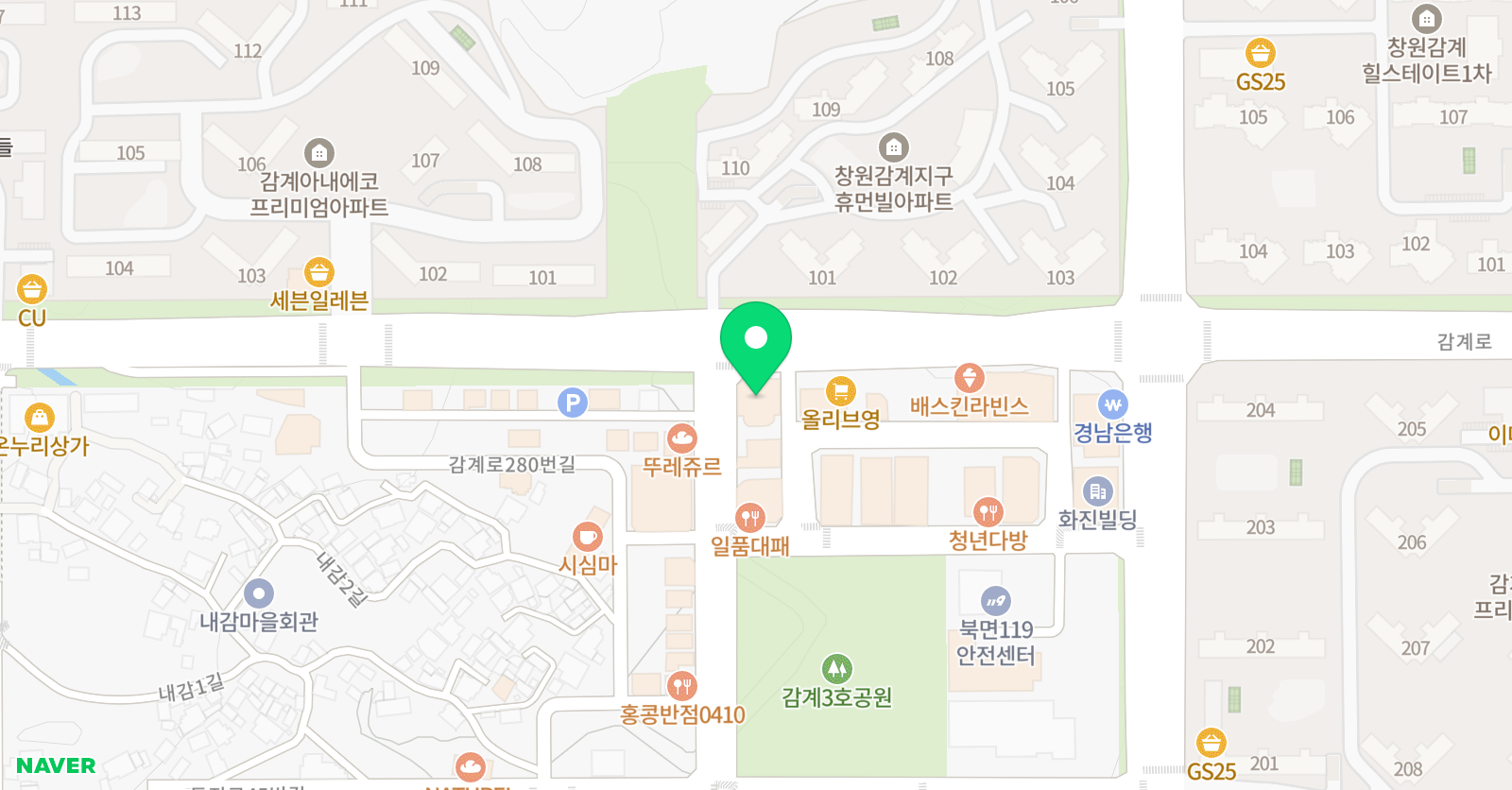 몬스터매스 감계교육원 위치