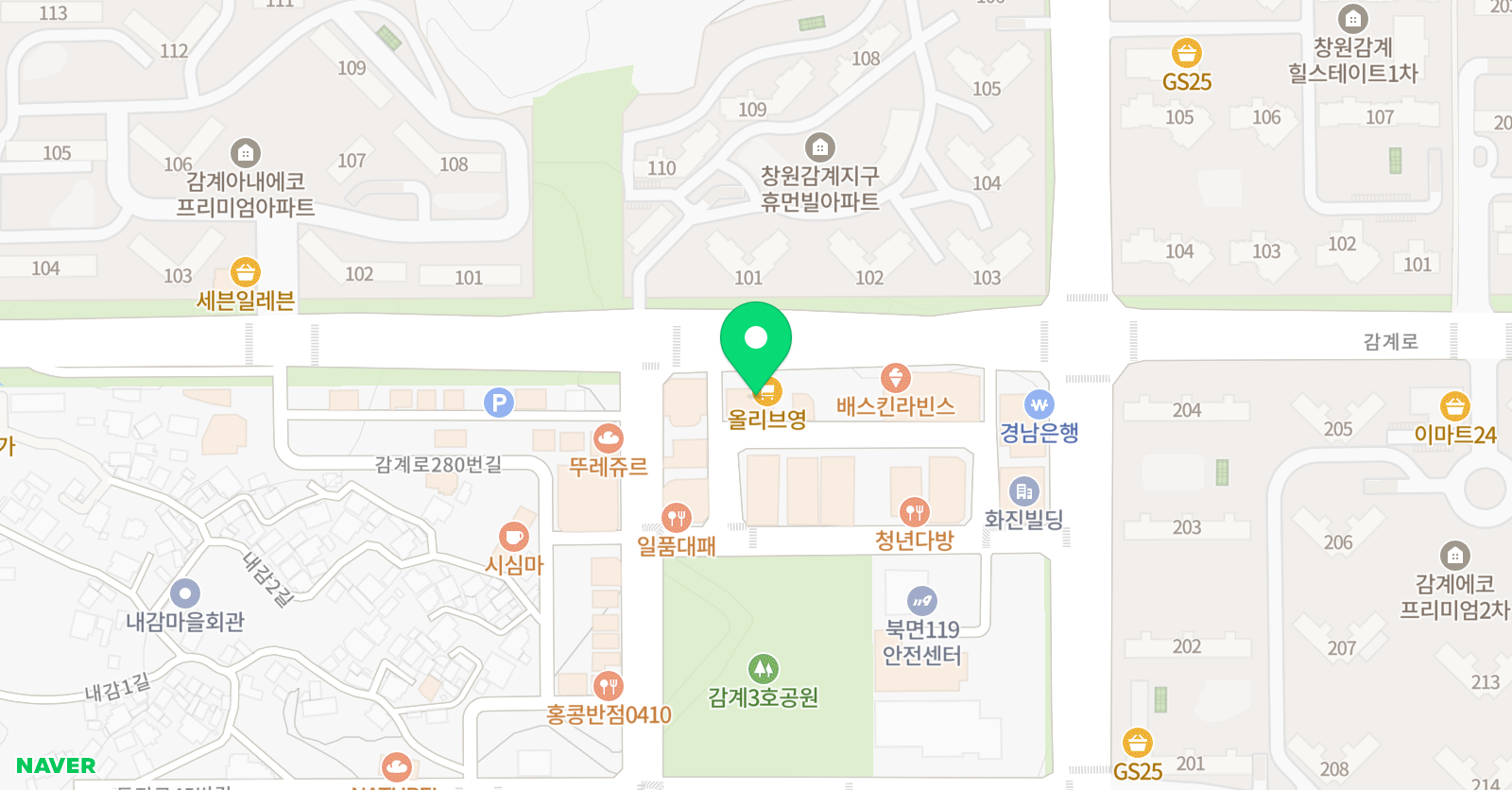 수학의달인&아이캔두 학원 위치