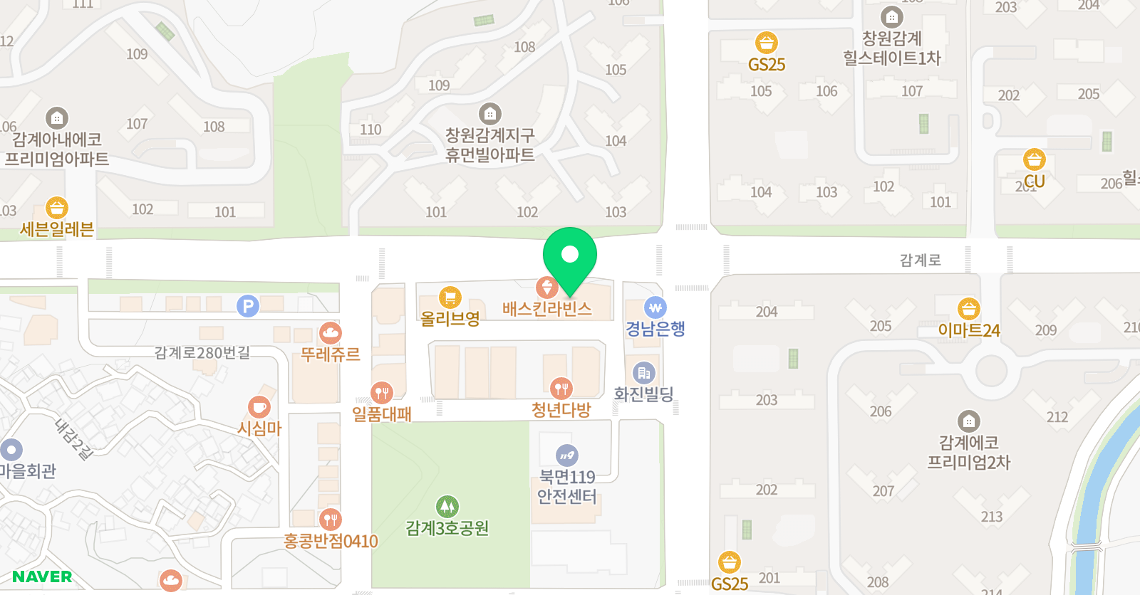 센텀매쓰 센텀수학학원 위치