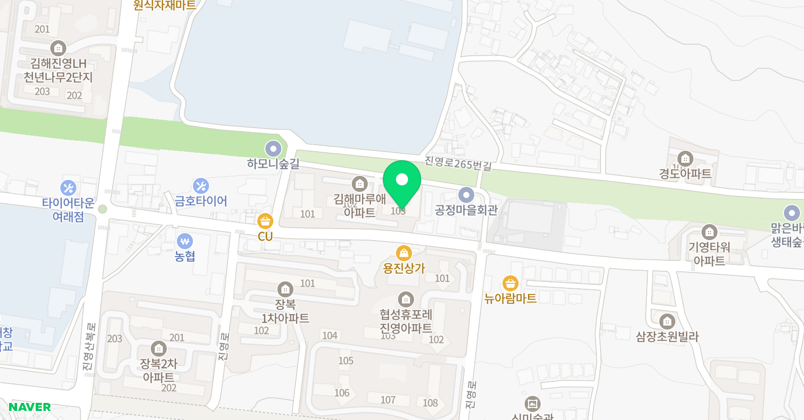 아이스크림홈런 진영마루애점 위치