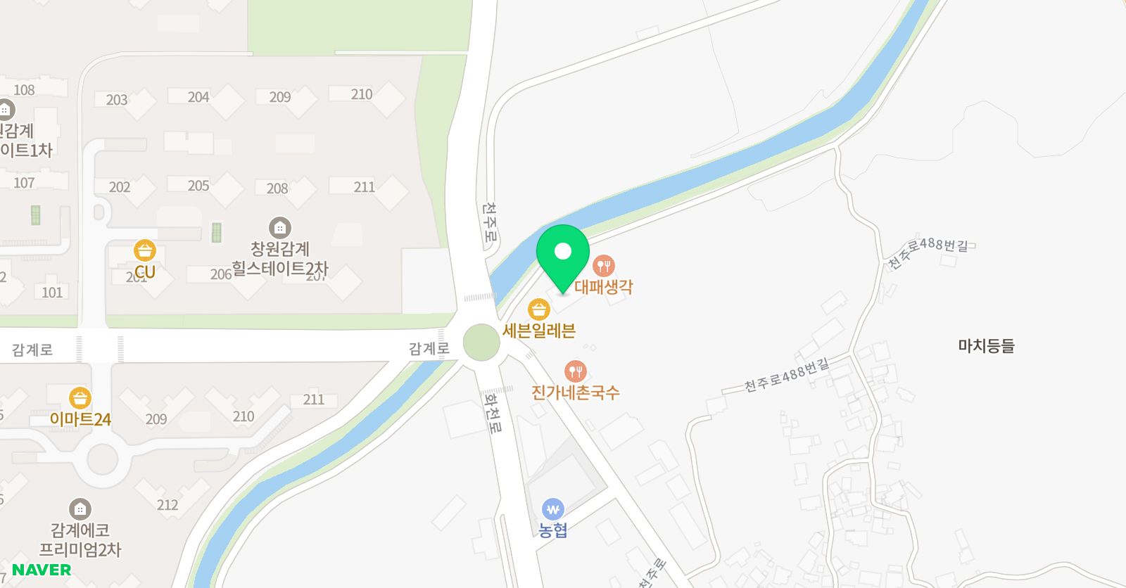LG세이커스 유소년 농구클럽 북면지점 위치